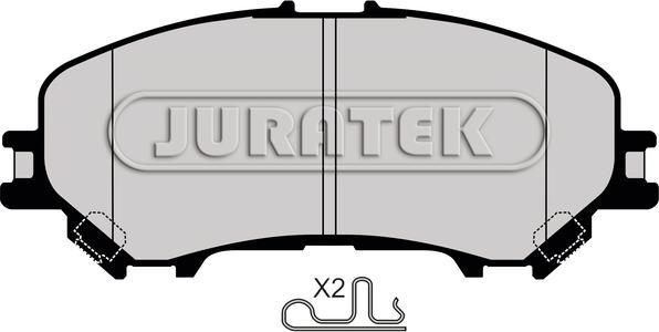 Juratek JCP8146 - Гальмівні колодки, дискові гальма autozip.com.ua