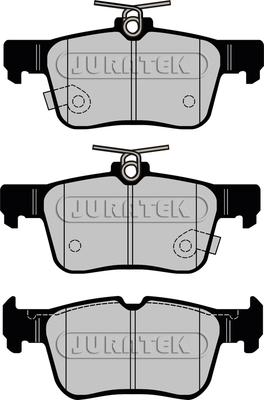 Juratek JCP8155 - Гальмівні колодки, дискові гальма autozip.com.ua