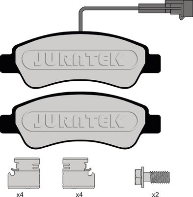 Juratek JCP8150 - Гальмівні колодки, дискові гальма autozip.com.ua