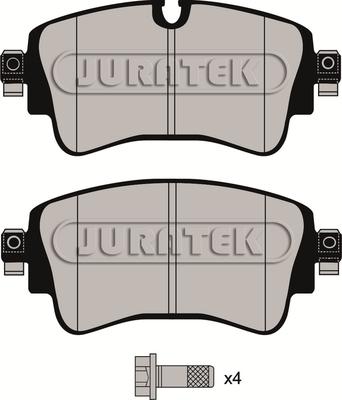 Juratek JCP8164 - Гальмівні колодки, дискові гальма autozip.com.ua