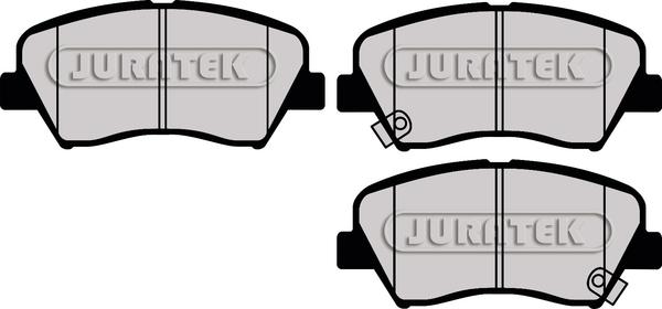 Juratek JCP8113 - Гальмівні колодки, дискові гальма autozip.com.ua