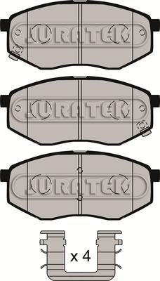 Juratek JCP8112 - Гальмівні колодки, дискові гальма autozip.com.ua