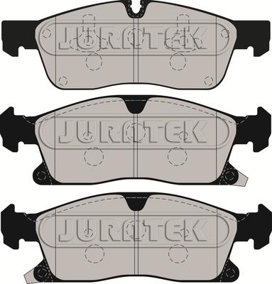 Juratek JCP8117 - Гальмівні колодки, дискові гальма autozip.com.ua