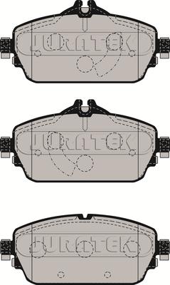 Juratek JCP8139 - Гальмівні колодки, дискові гальма autozip.com.ua