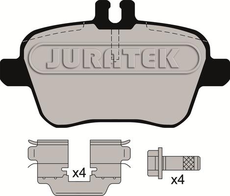Juratek JCP8134 - Гальмівні колодки, дискові гальма autozip.com.ua