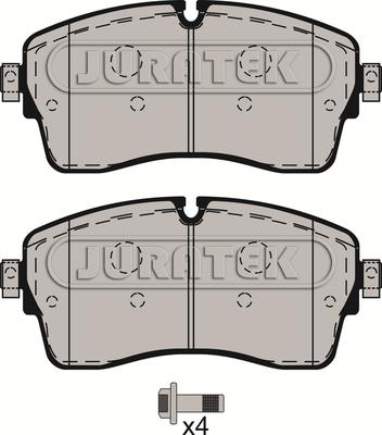 Juratek JCP8302 - Гальмівні колодки, дискові гальма autozip.com.ua