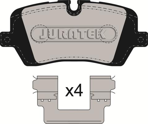 Juratek JCP8295 - Гальмівні колодки, дискові гальма autozip.com.ua