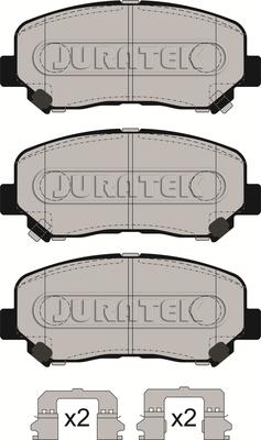 Juratek JCP8293 - Гальмівні колодки, дискові гальма autozip.com.ua