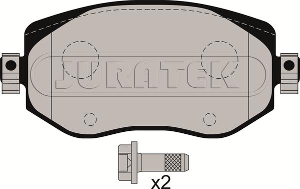 Juratek JCP8215 - Гальмівні колодки, дискові гальма autozip.com.ua