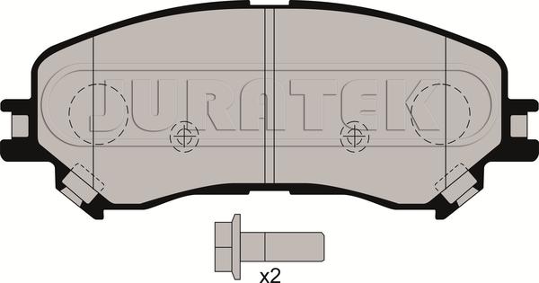 Juratek JCP8216 - Гальмівні колодки, дискові гальма autozip.com.ua