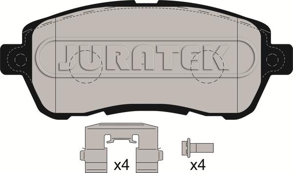 Juratek JCP8211 - Гальмівні колодки, дискові гальма autozip.com.ua