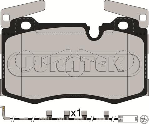 Juratek JCP8232 - Гальмівні колодки, дискові гальма autozip.com.ua