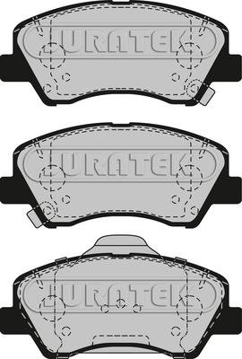 Juratek JCP8272 - Гальмівні колодки, дискові гальма autozip.com.ua