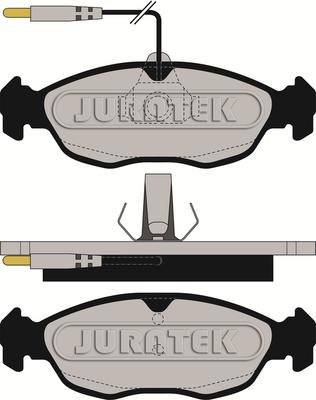 Juratek JCP876 - Гальмівні колодки, дискові гальма autozip.com.ua