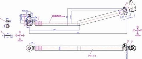 Juratek JSS1741A - Поздовжня рульова тяга autozip.com.ua