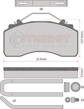 Trucktec Automotive CVP112K - Гальмівні колодки, дискові гальма autozip.com.ua