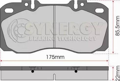 Juratek SYN2126 - Гальмівні колодки, дискові гальма autozip.com.ua