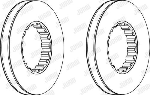 DT Spare Parts 2.40348 - Гальмівний диск autozip.com.ua