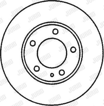 BENDIX 561967 - Гальмівний диск autozip.com.ua