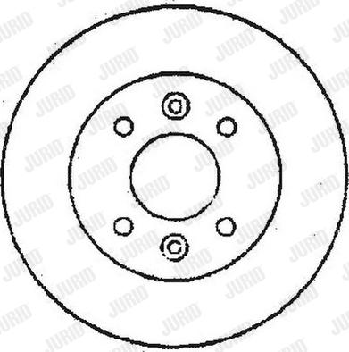 Jurid 561594JC - Гальмівний диск autozip.com.ua