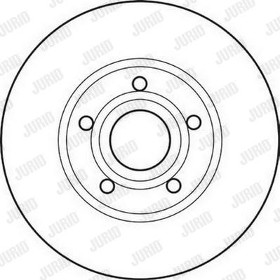 Jurid 561547JC - Гальмівний диск autozip.com.ua