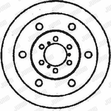 Jurid 561508J-1 - Гальмівний диск autozip.com.ua