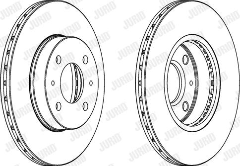 HELLA 8DD 355 105-161 - Гальмівний диск autozip.com.ua