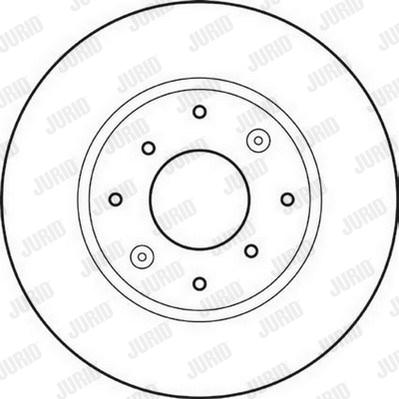 Jurid 561621J - Гальмівний диск autozip.com.ua