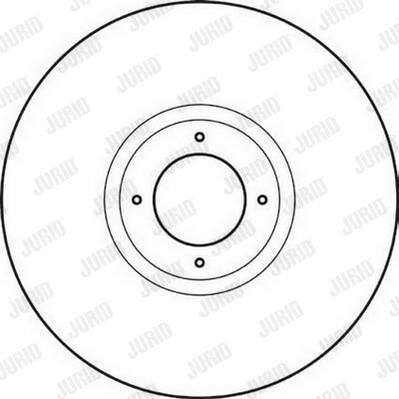 Jurid 561623JC-1 - Гальмівний диск autozip.com.ua