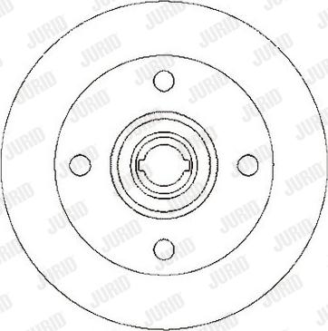 JURID 561093J - Гальмівний диск autozip.com.ua
