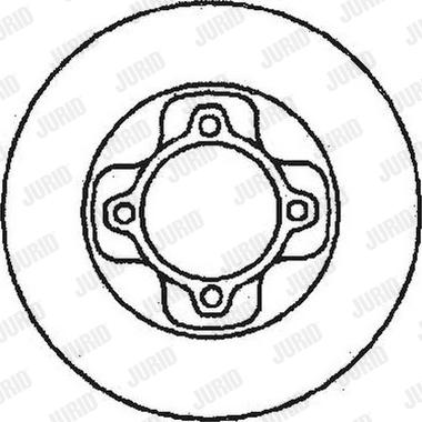 NPS M330A14 - Гальмівний диск autozip.com.ua