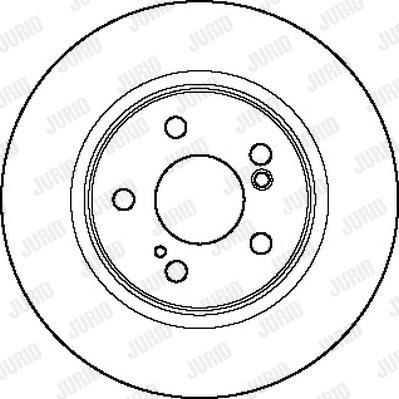 Jurid 561879J - Гальмівний диск autozip.com.ua