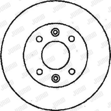 Jurid 561409JC-1 - Гальмівний диск autozip.com.ua