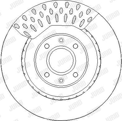 Jurid 563444JC-1 - Гальмівний диск autozip.com.ua