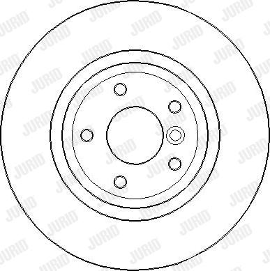 Jurid 563451JC-1 - Гальмівний диск autozip.com.ua