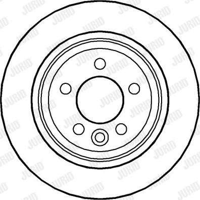 Jurid 563430J-1 - Гальмівний диск autozip.com.ua