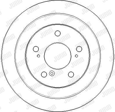 Jurid 563420J-1 - Гальмівний диск autozip.com.ua
