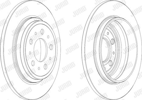 Jurid 563090JC - Гальмівний диск autozip.com.ua