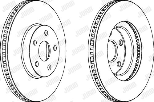 Roulunds Braking D2505 - Гальмівний диск autozip.com.ua