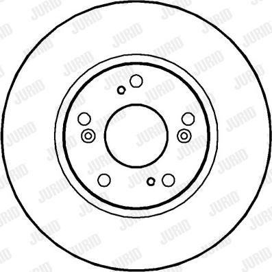 Jurid 563147JC-1 - Гальмівний диск autozip.com.ua