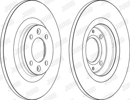 Jurid 563162JC - Гальмівний диск autozip.com.ua
