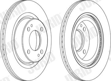 Jurid 563121JC-1 - Гальмівний диск autozip.com.ua