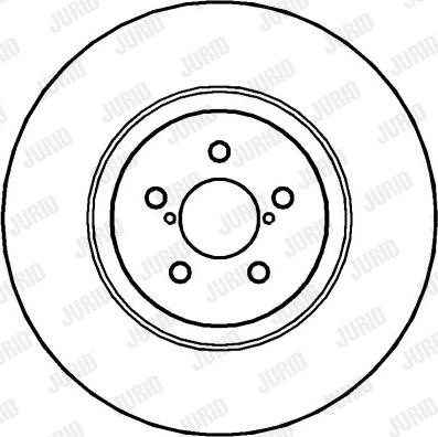 Jurid 563335J-1 - Гальмівний диск autozip.com.ua