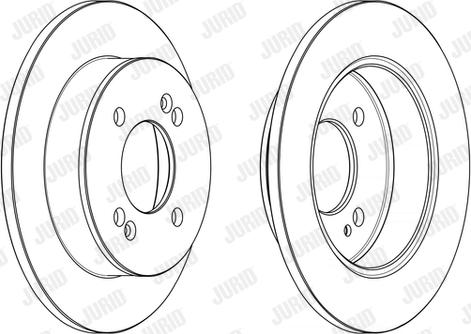 Jurid 563219JC - Гальмівний диск autozip.com.ua