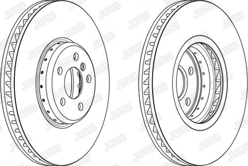 Jurid 563210JVC-1 - Гальмівний диск autozip.com.ua