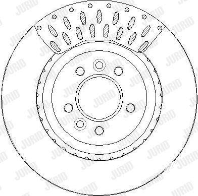 Jurid 563287JC-1 - Гальмівний диск autozip.com.ua