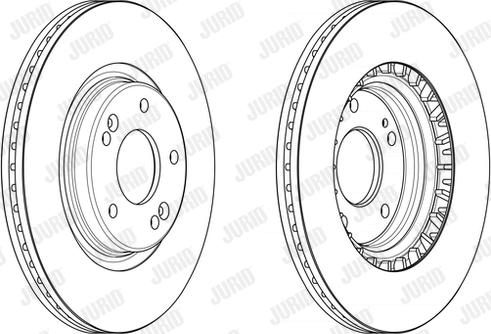 Jurid 563231JC-1 - Гальмівний диск autozip.com.ua