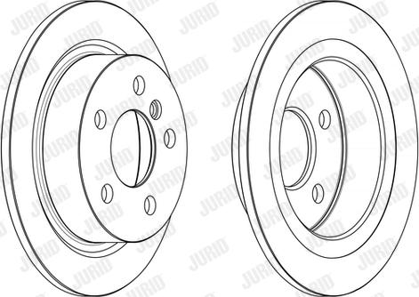 Jurid 563220JC - Гальмівний диск autozip.com.ua