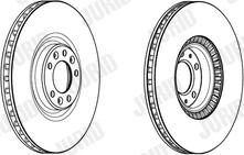Jurid 562943JC - Гальмівний диск autozip.com.ua