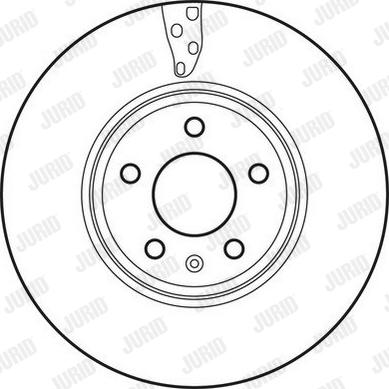 Jurid 562466J - Гальмівний диск autozip.com.ua